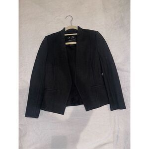 Size 0 Armani Exchange women’s black blazer jacket